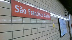 Estação São Francisco Xavier na Tijuca